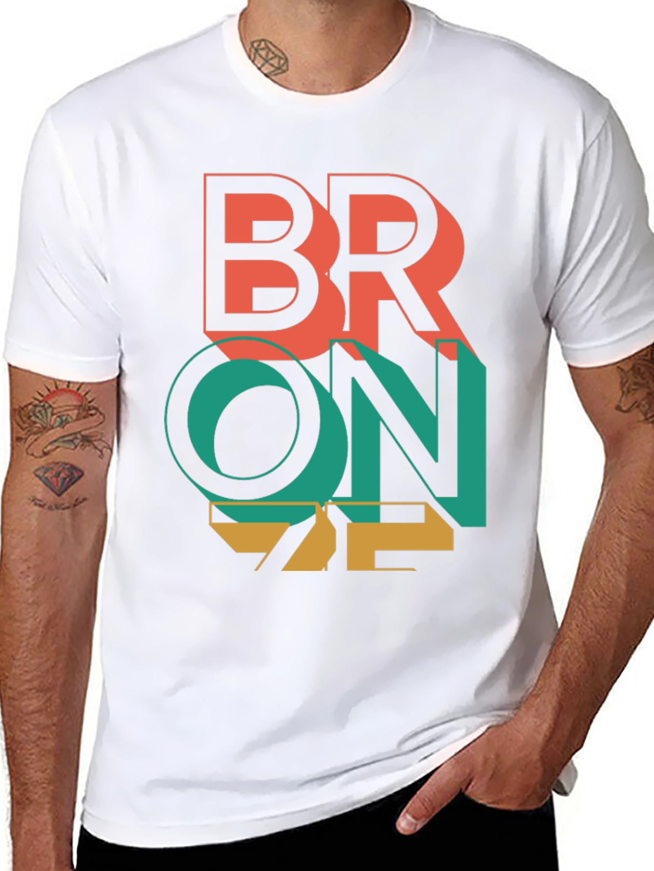 Bronze Graphic Tee - Urban Style