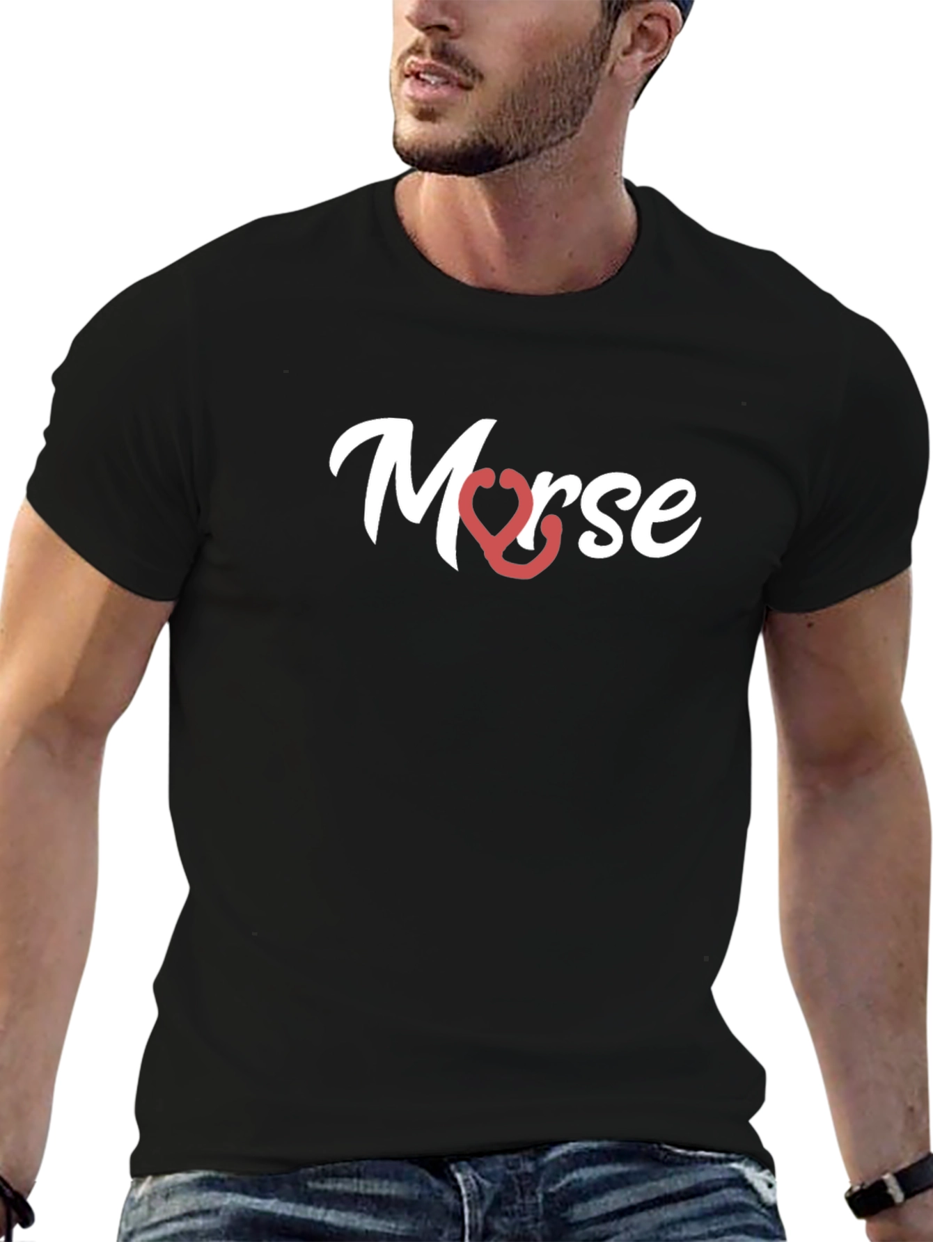 Morse Stethoscope T-Shirt - Medical Humor Tee