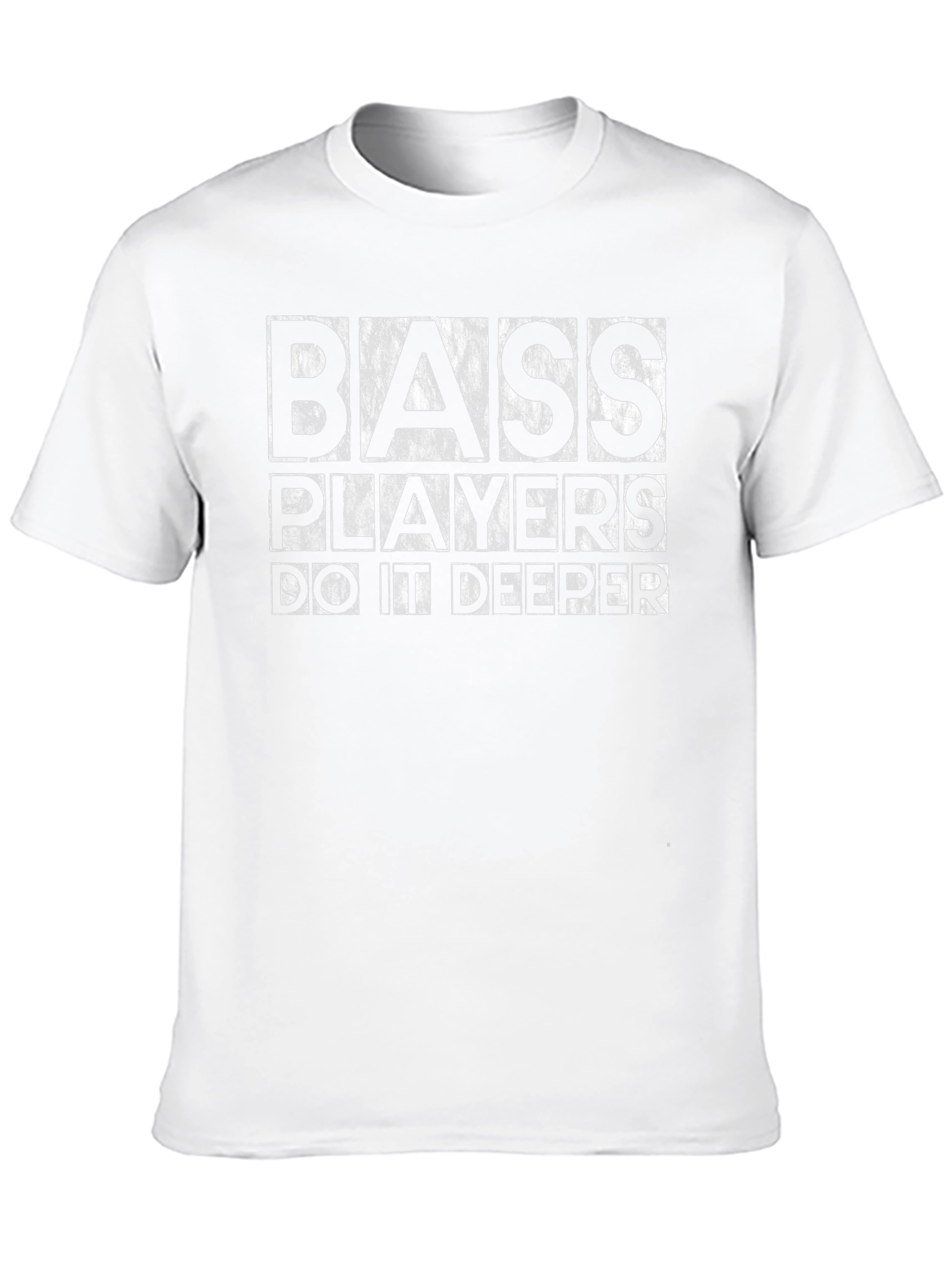 Bass Players Do It Deeper Black T-Shirt