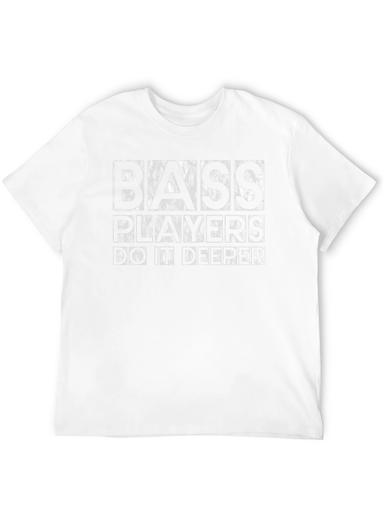 Bass Players Do It Deeper Black T-Shirt