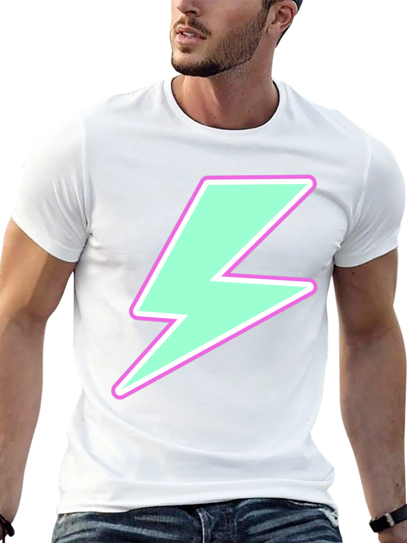 Lightning Bolt Graphic Tee - Stylish & Unique