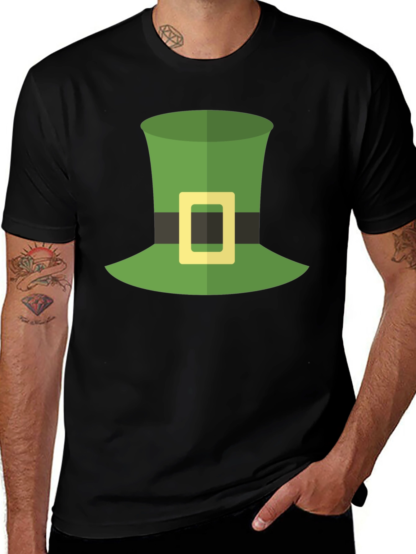St. Patricks Day Leprechaun Hat Graphic Tee