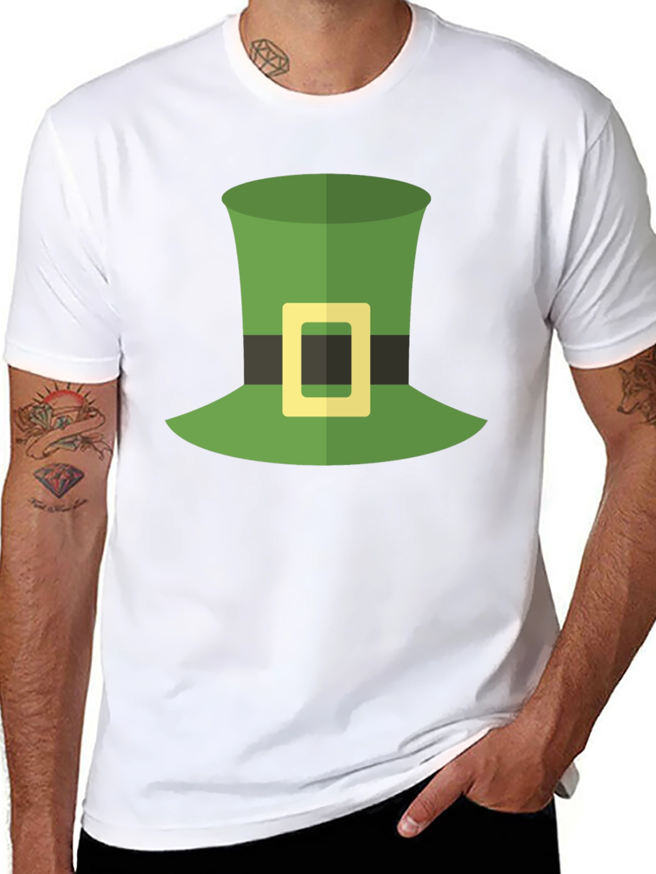 St. Patricks Day Leprechaun Hat Graphic Tee