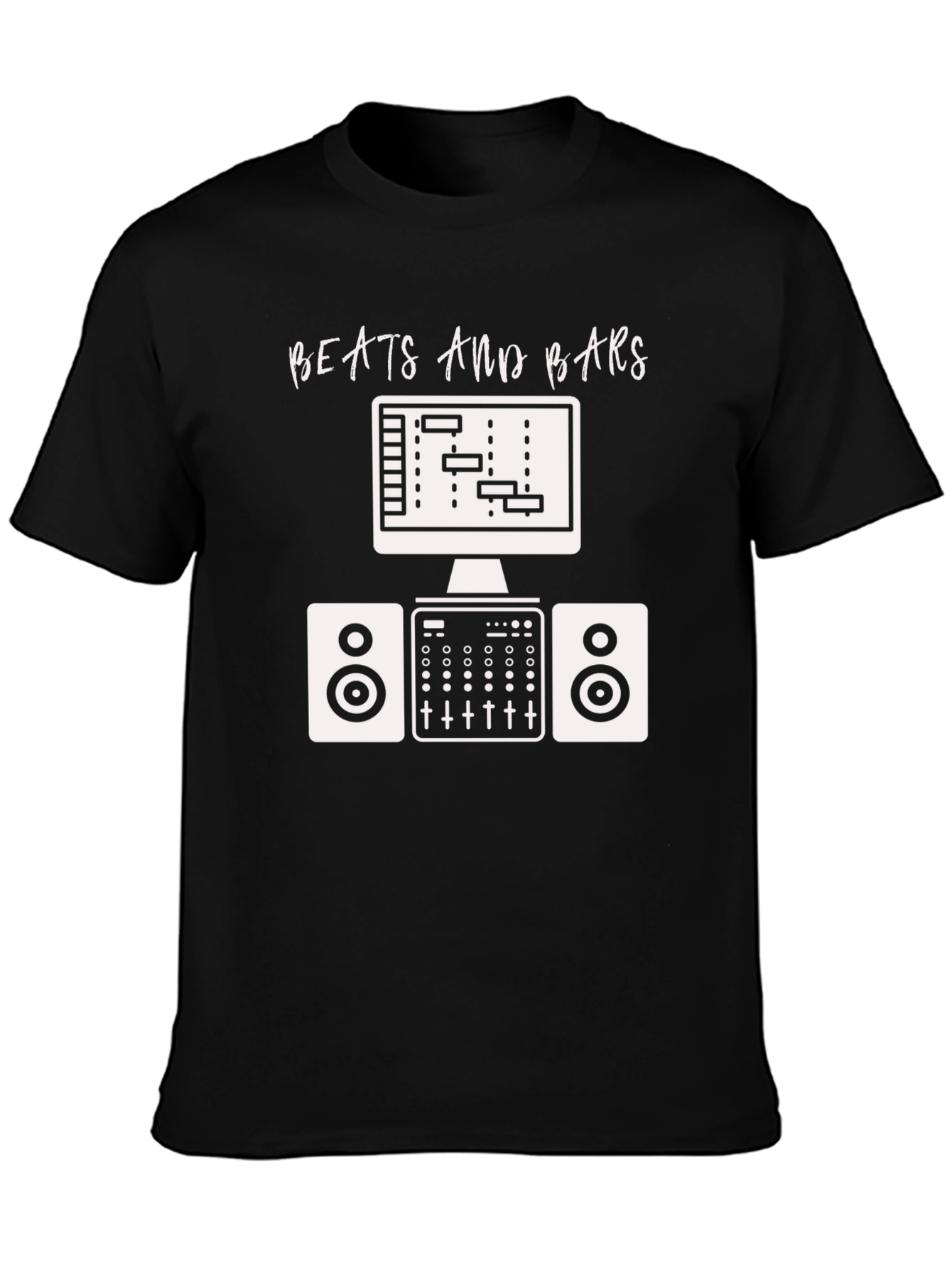 Beats and Bars T-Shirt - Music Producer DJ Shirt