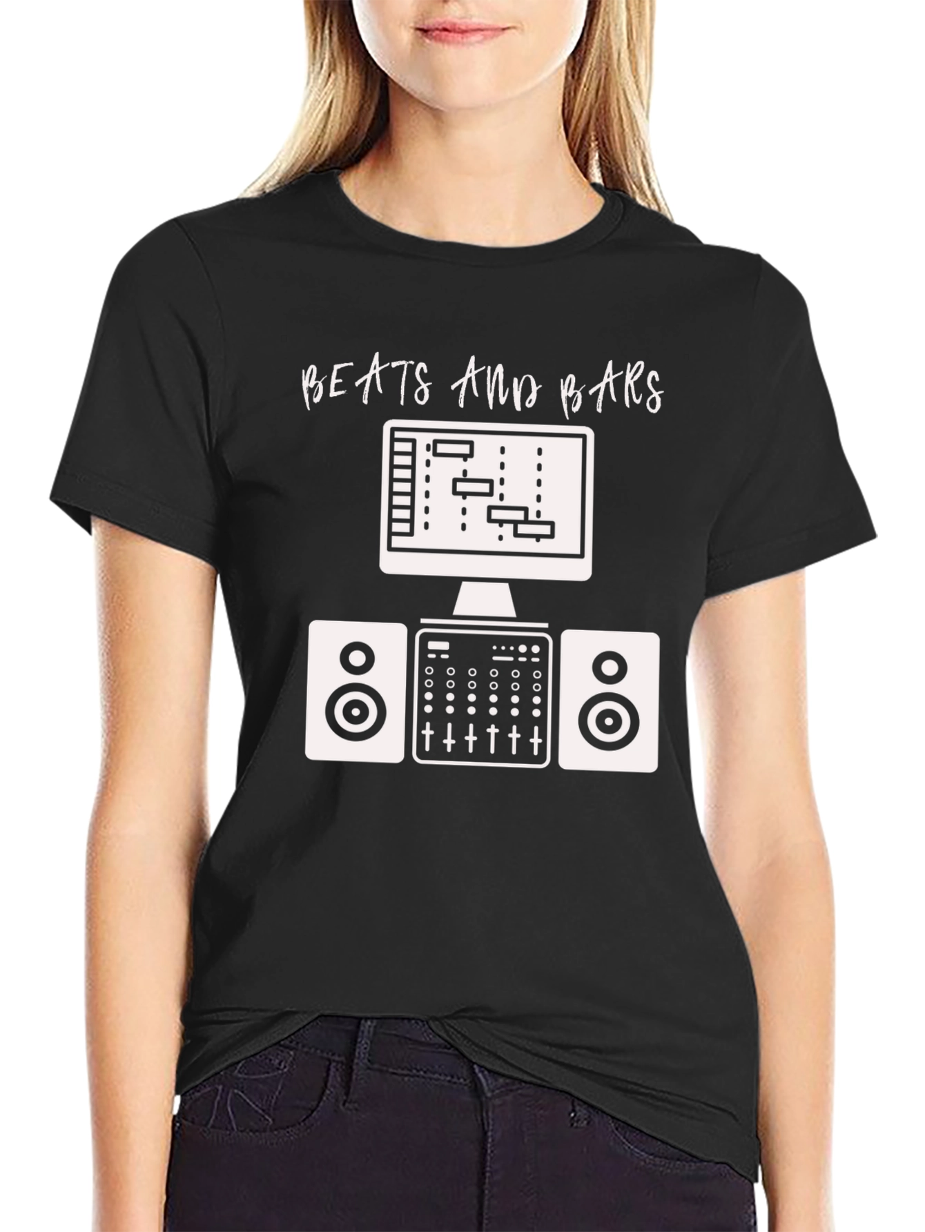 Beats and Bars T-Shirt - Music Producer DJ Shirt