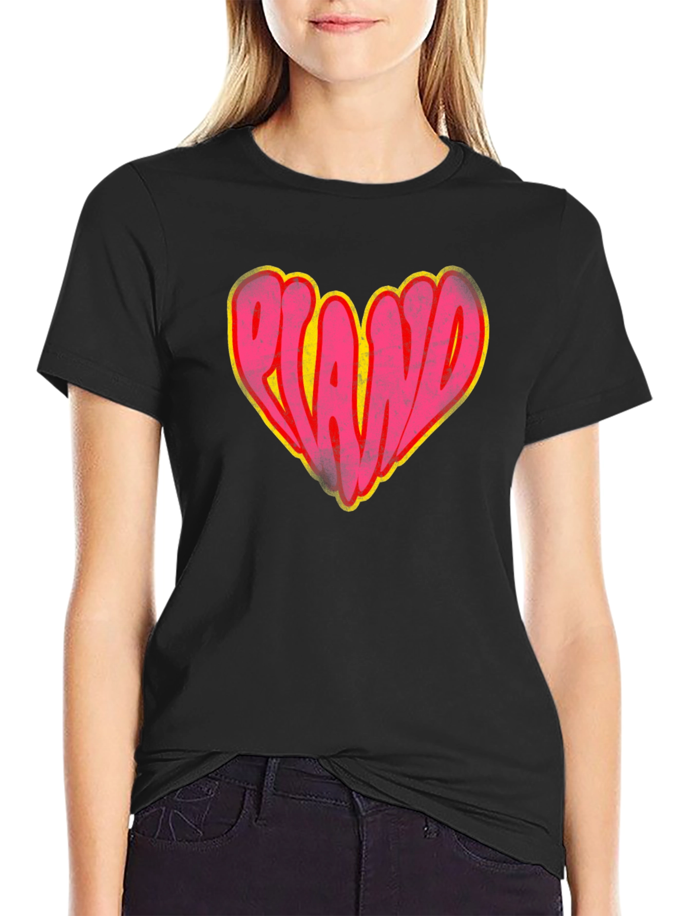 Retro Orlando Heart Graphic T-Shirt