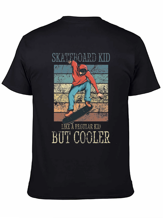 Skateboard Kid But Cooler Graphic T-Shirt