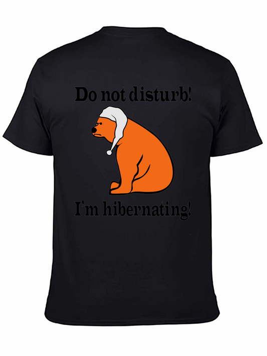 Hibernating Bear T-Shirt - Do Not Disturb Sleep Tee