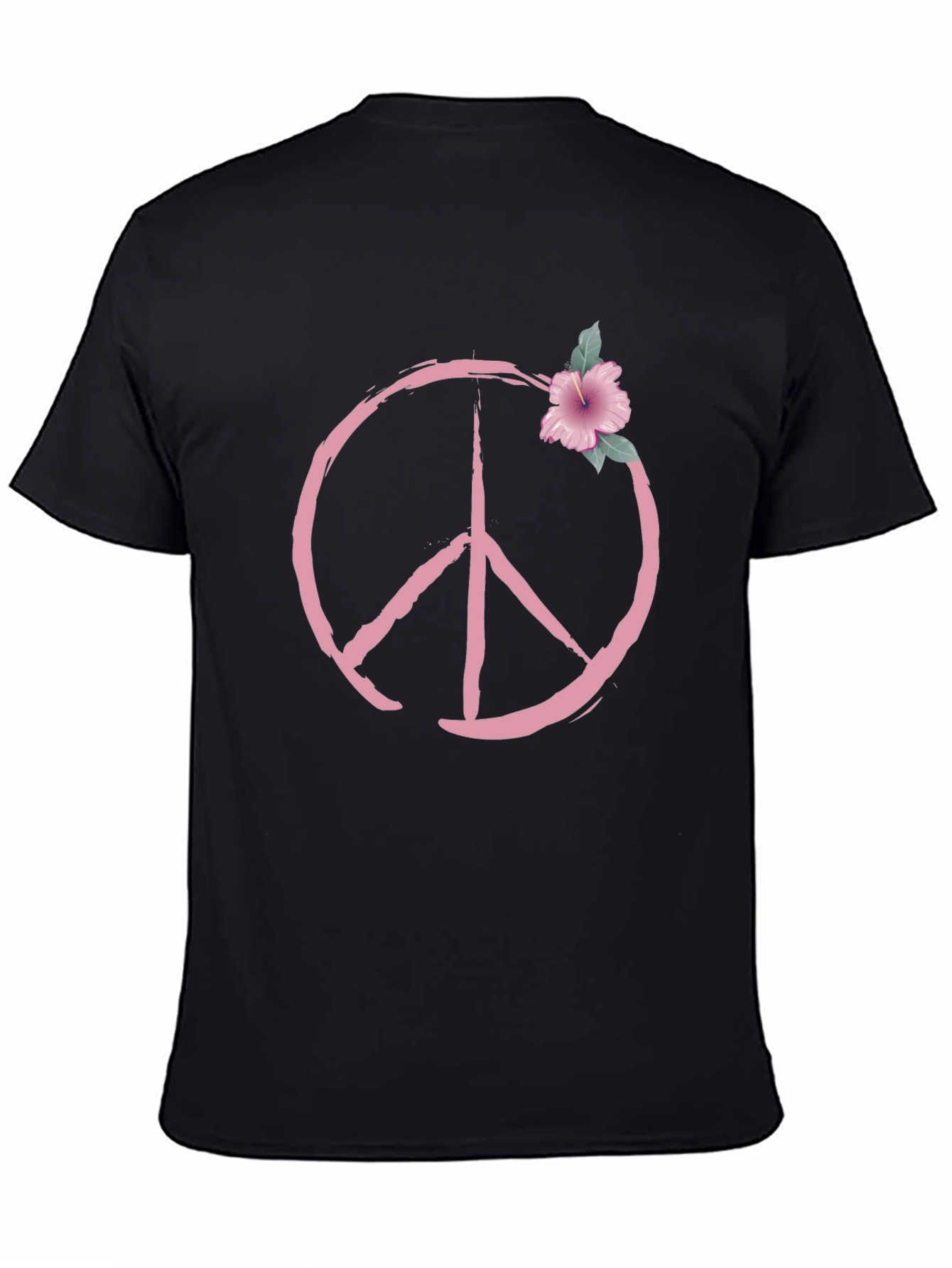 Peace Symbol Floral T-Shirt
