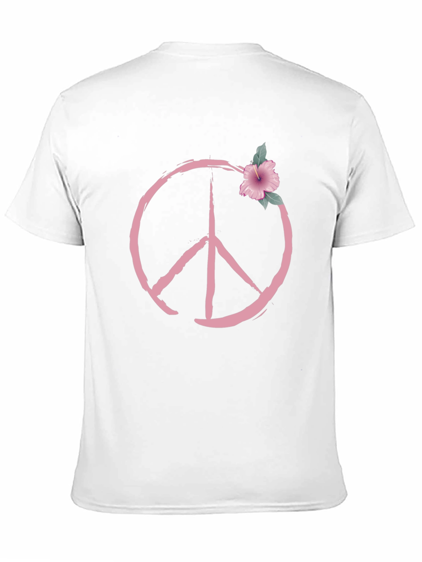 Peace Symbol Floral T-Shirt