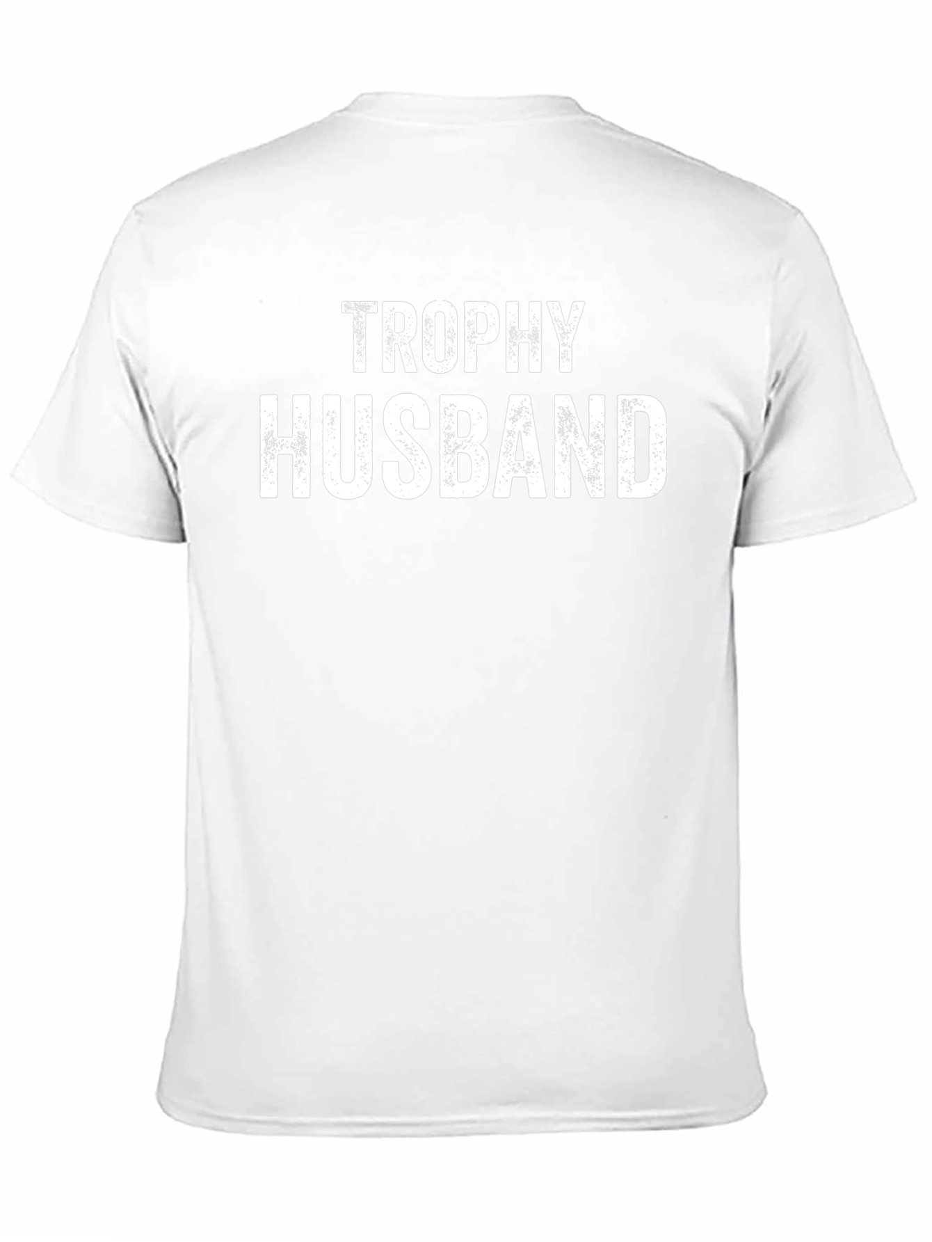 Trophy Husband Graphic Tee - Black Cotton Blend