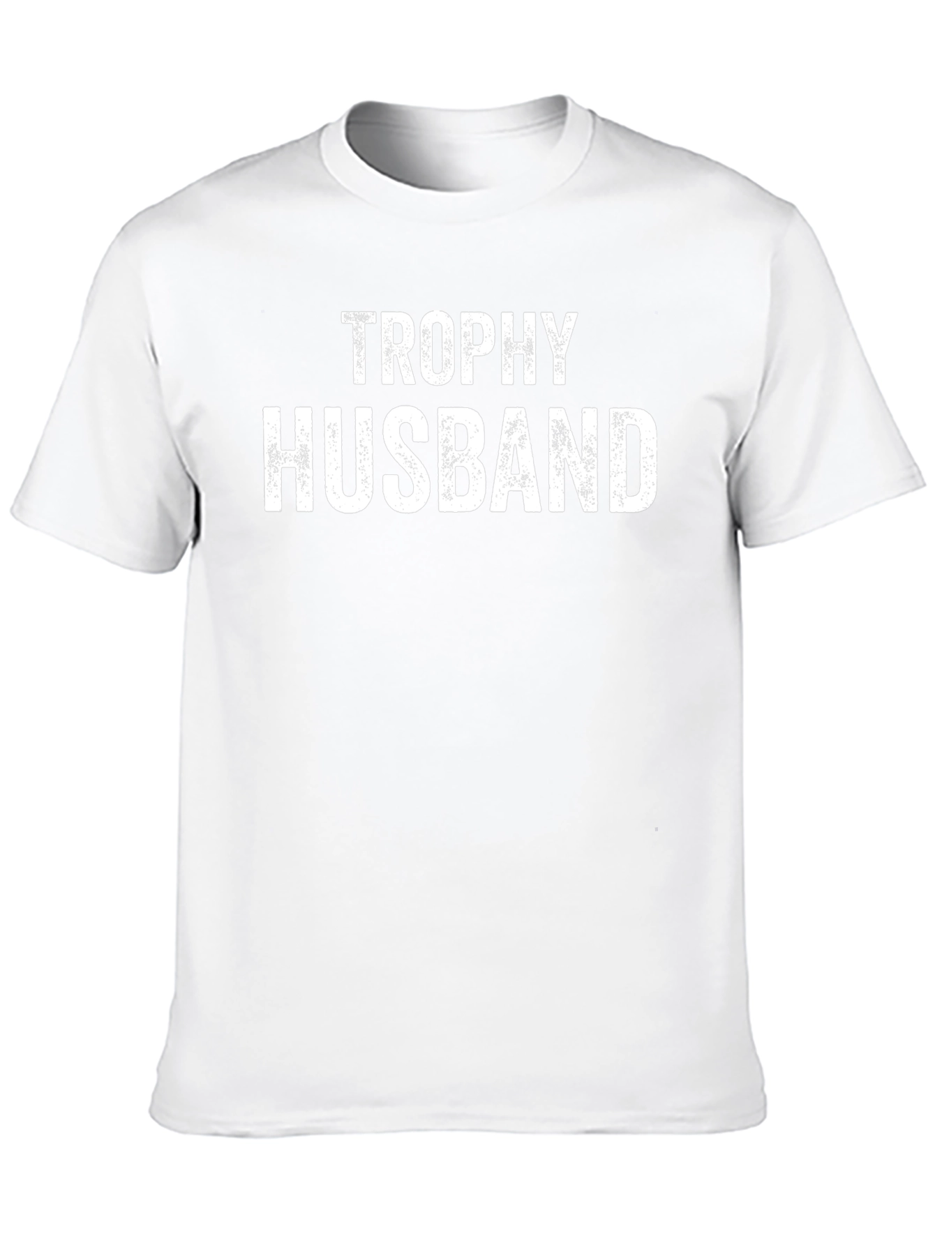 Trophy Husband Graphic Tee - Black Cotton Blend