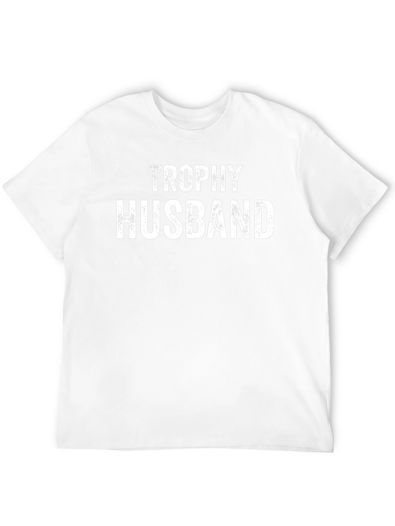 Trophy Husband Graphic Tee - Black Cotton Blend