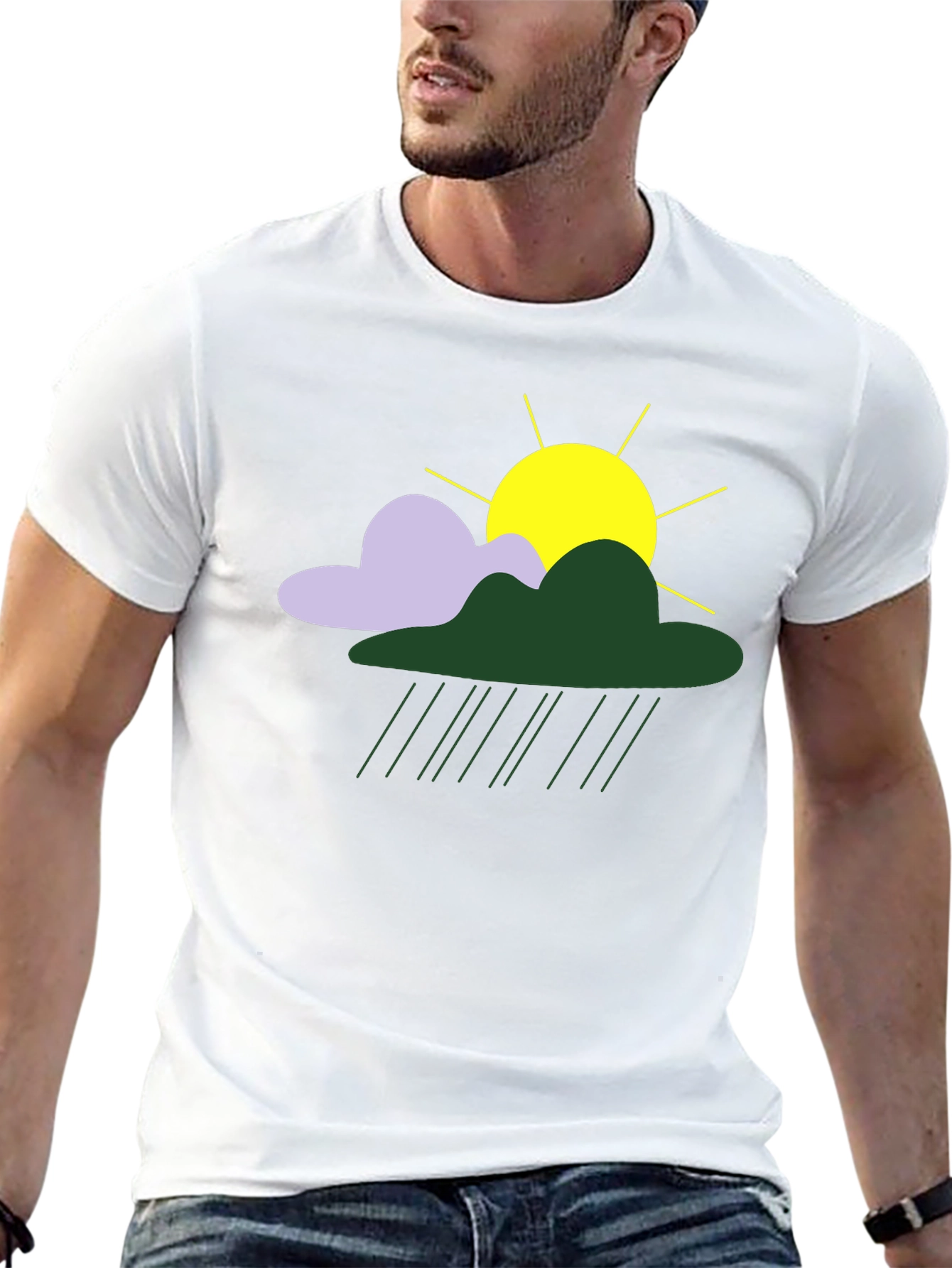 Rainy Day Sun Graphic T-Shirt