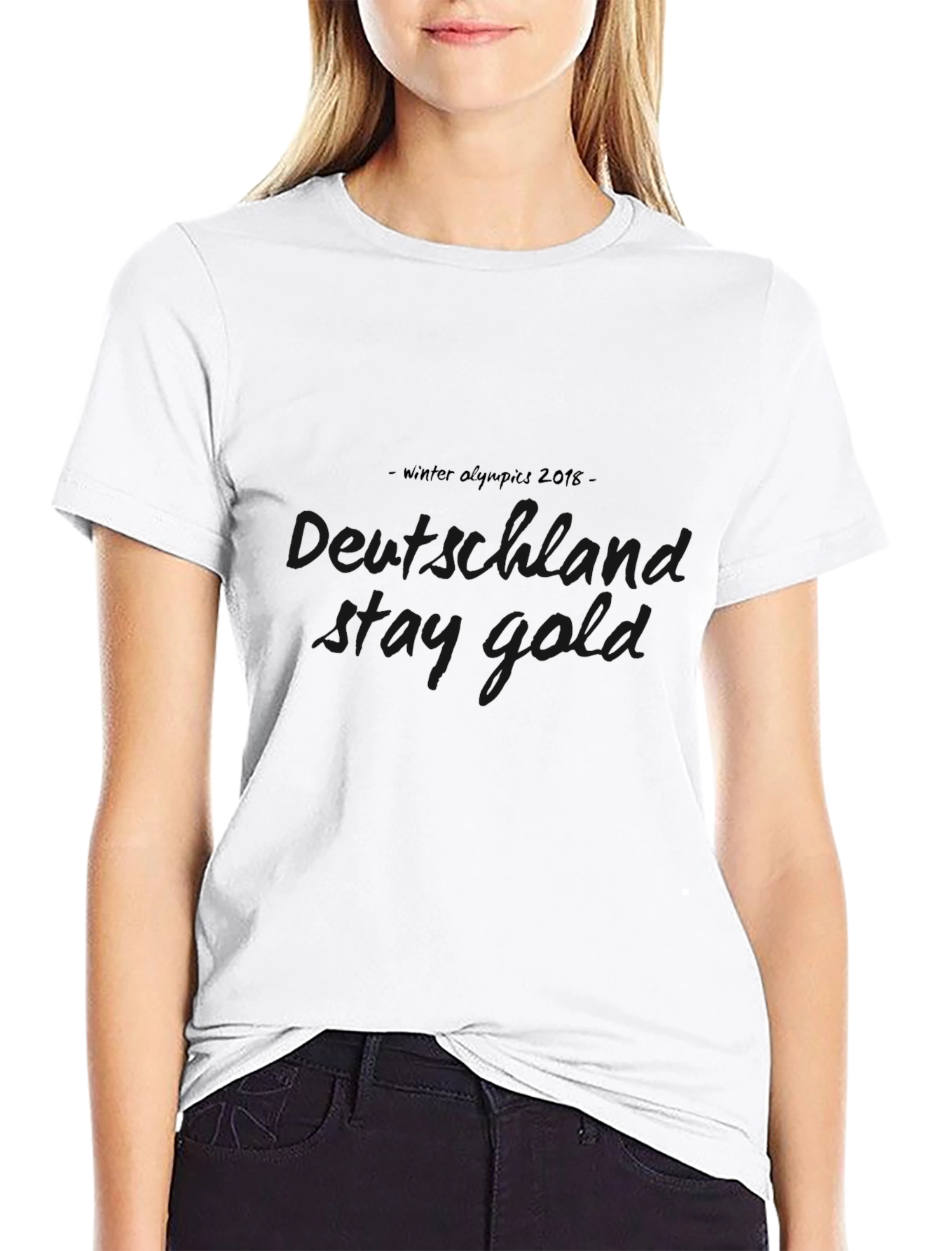 Mens Black Crew Neck Short Sleeve Graphic T-Shirt