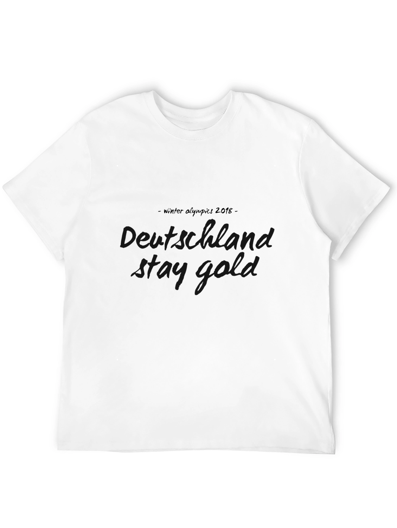 Mens Black Crew Neck Short Sleeve Graphic T-Shirt