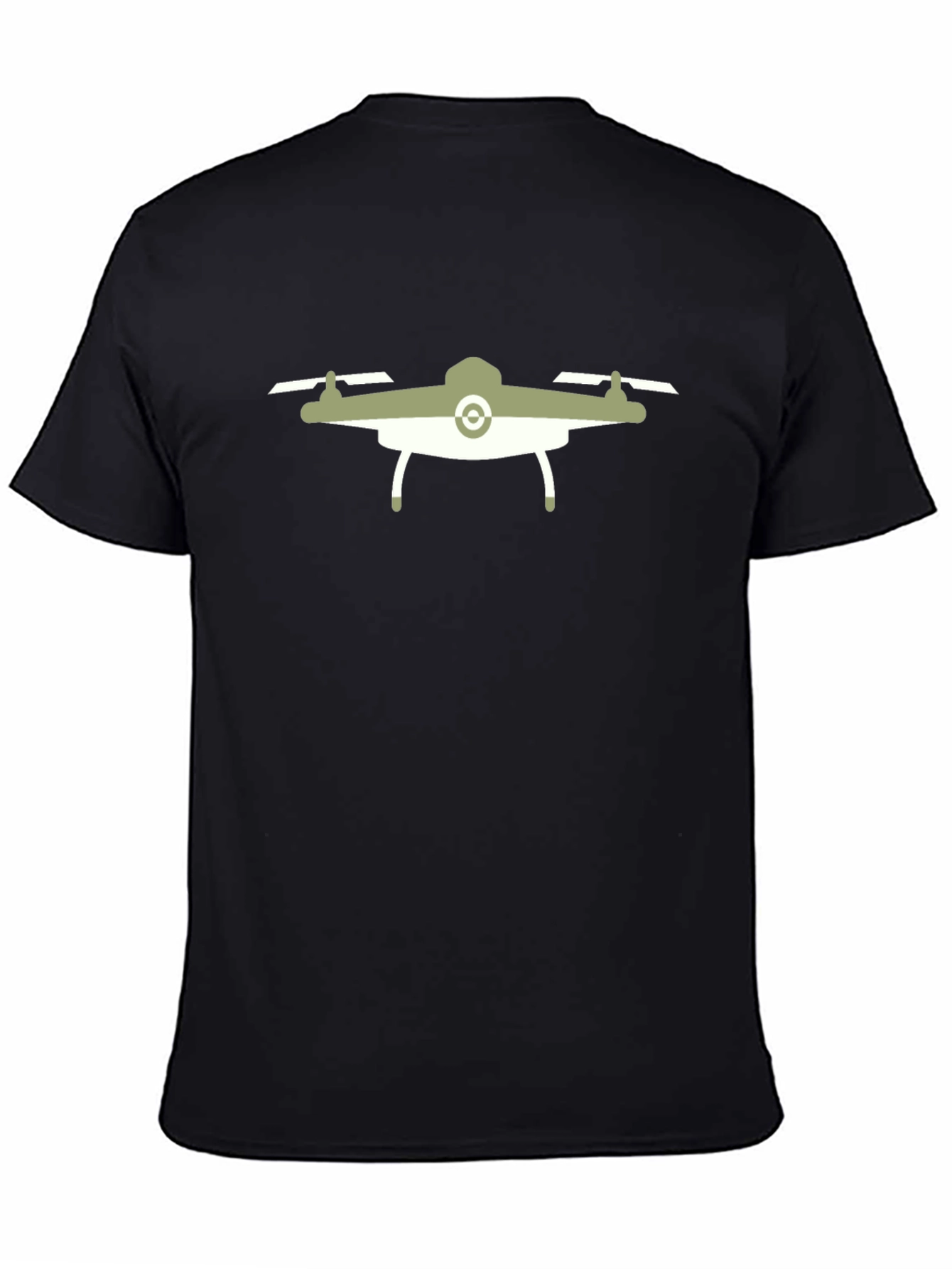 Drone Graphic Black T-Shirt
