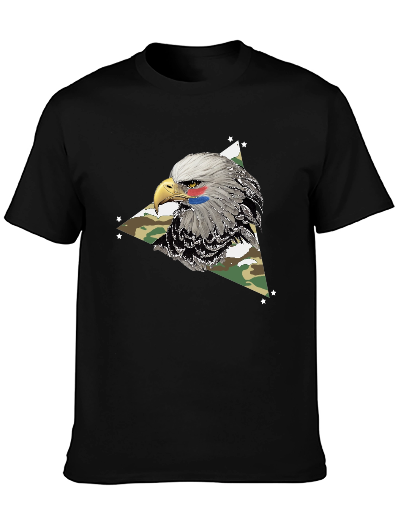 Eagle Camo Graphic Tee - Patriotic Style