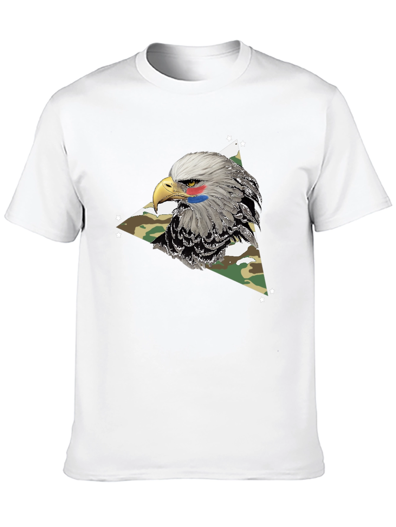 Eagle Camo Graphic Tee - Patriotic Style
