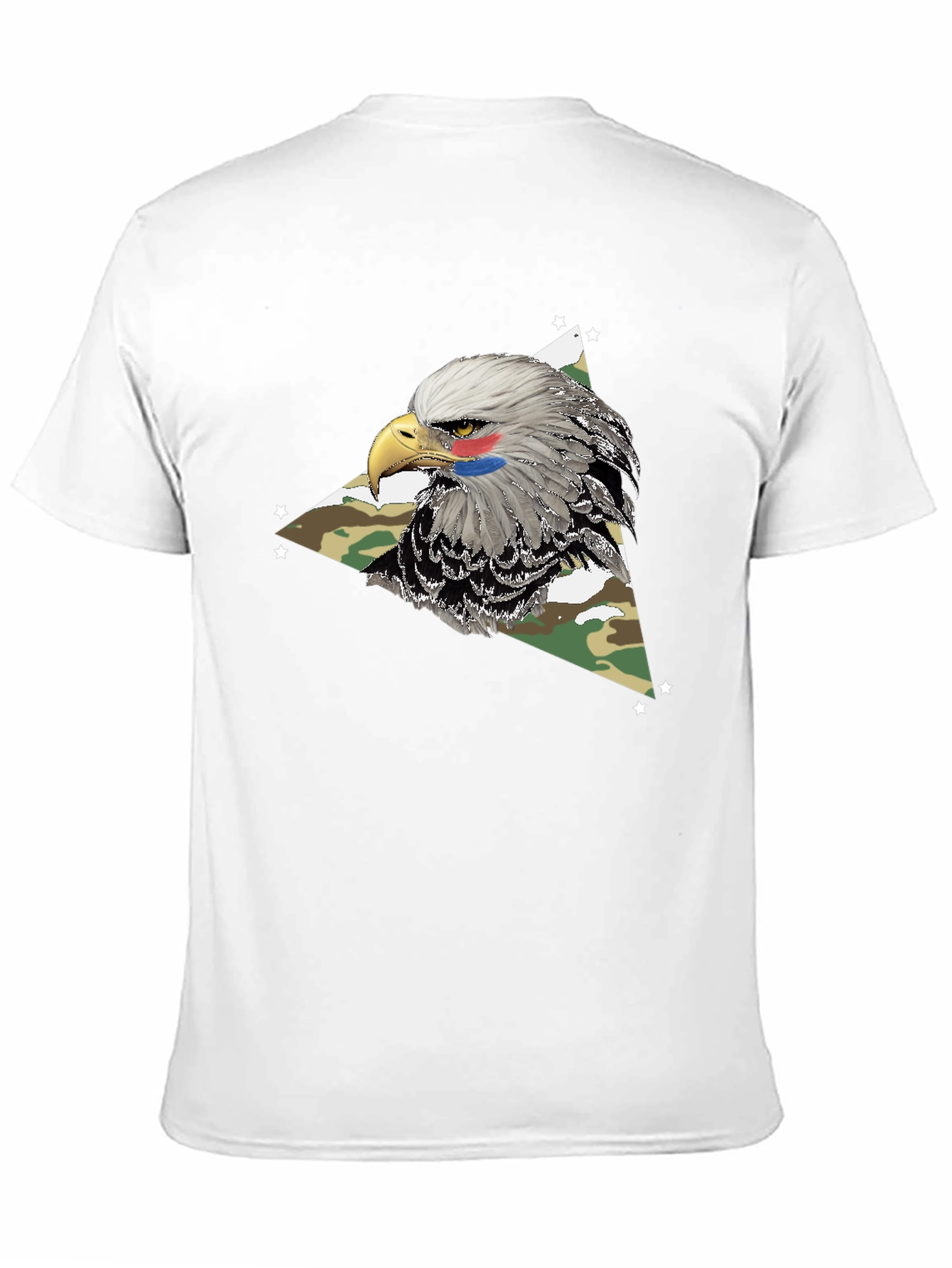 Eagle Camo Graphic Tee - Patriotic Style