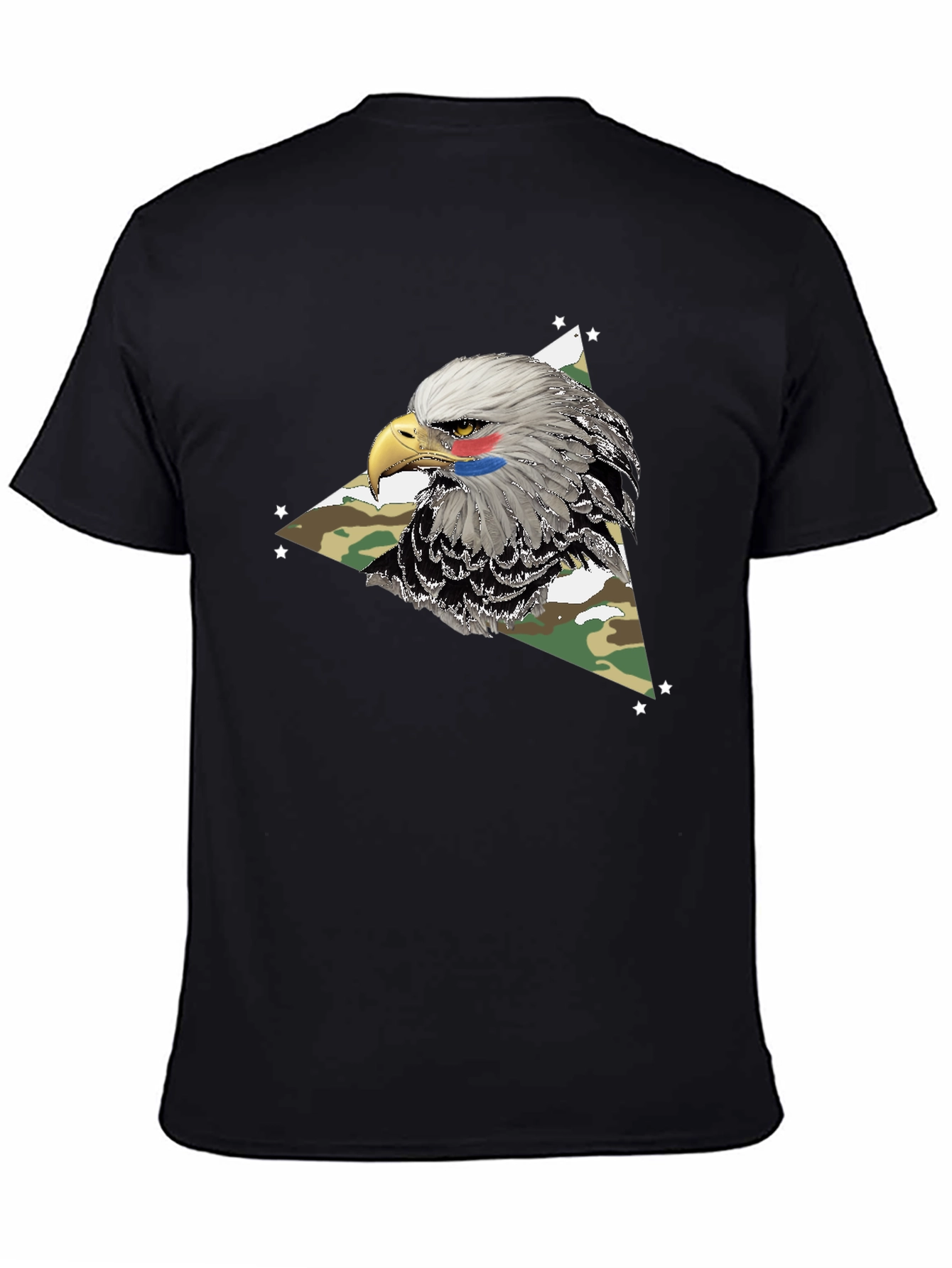 Eagle Camo Graphic Tee - Patriotic Style
