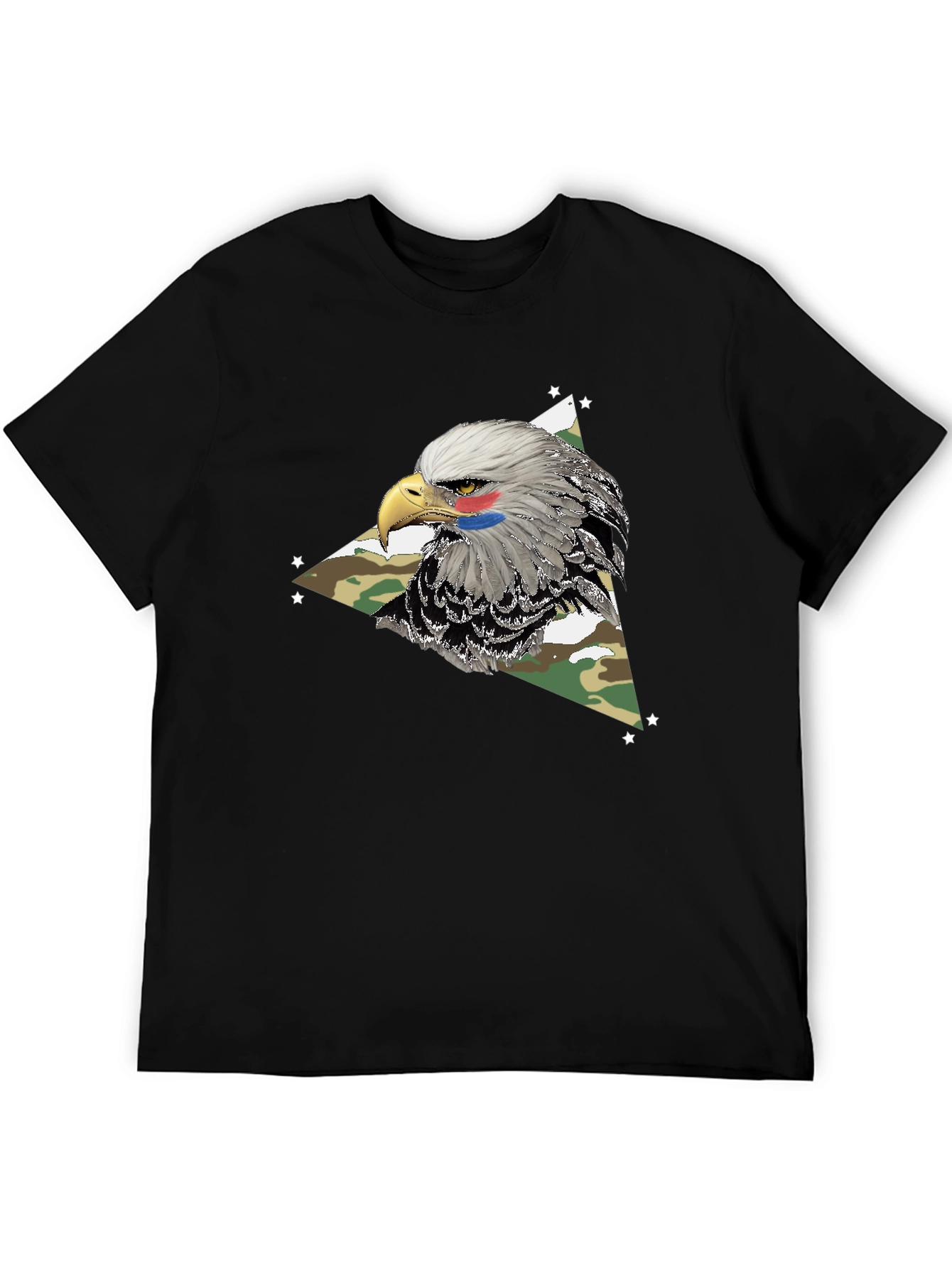 Eagle Camo Graphic Tee - Patriotic Style