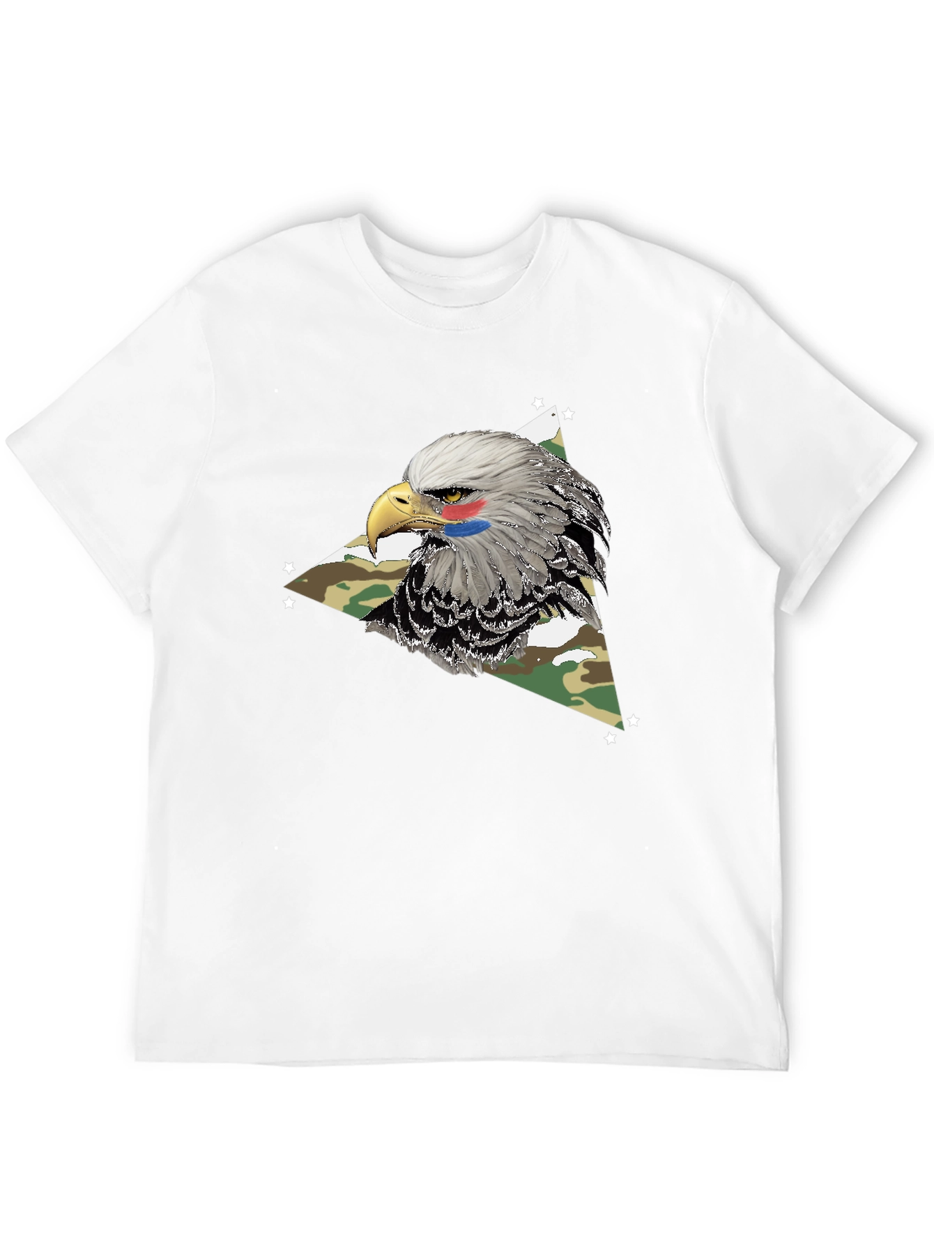 Eagle Camo Graphic Tee - Patriotic Style
