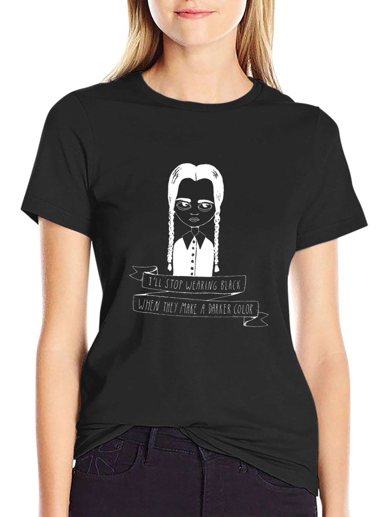 Wednesday Addams Black T-Shirt