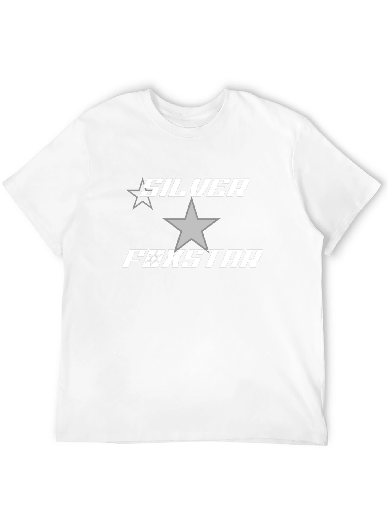 Silver Foxstar Graphic T-Shirt