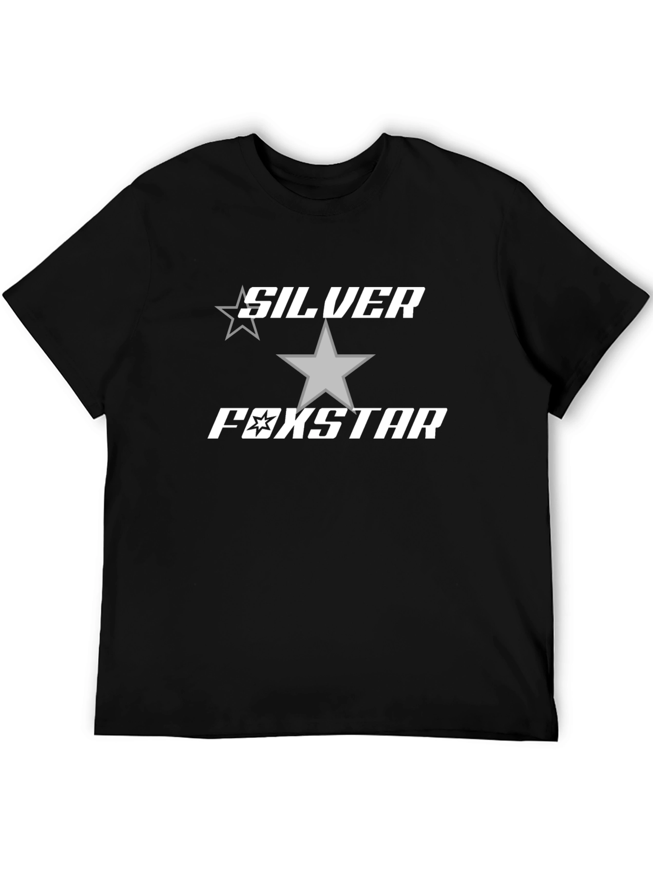 Silver Foxstar Graphic T-Shirt