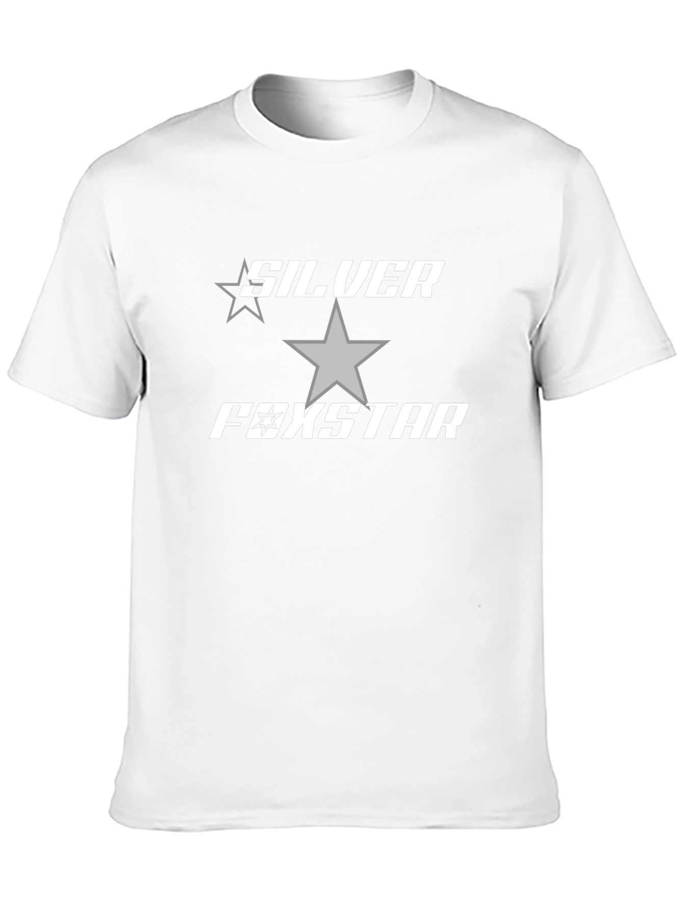 Silver Foxstar Graphic T-Shirt