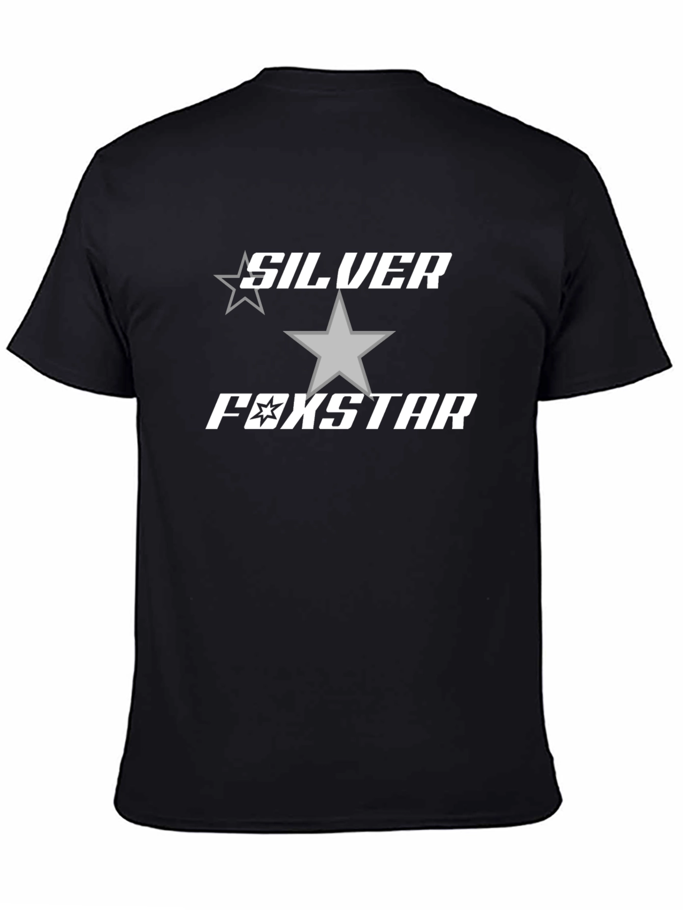 Silver Foxstar Graphic T-Shirt