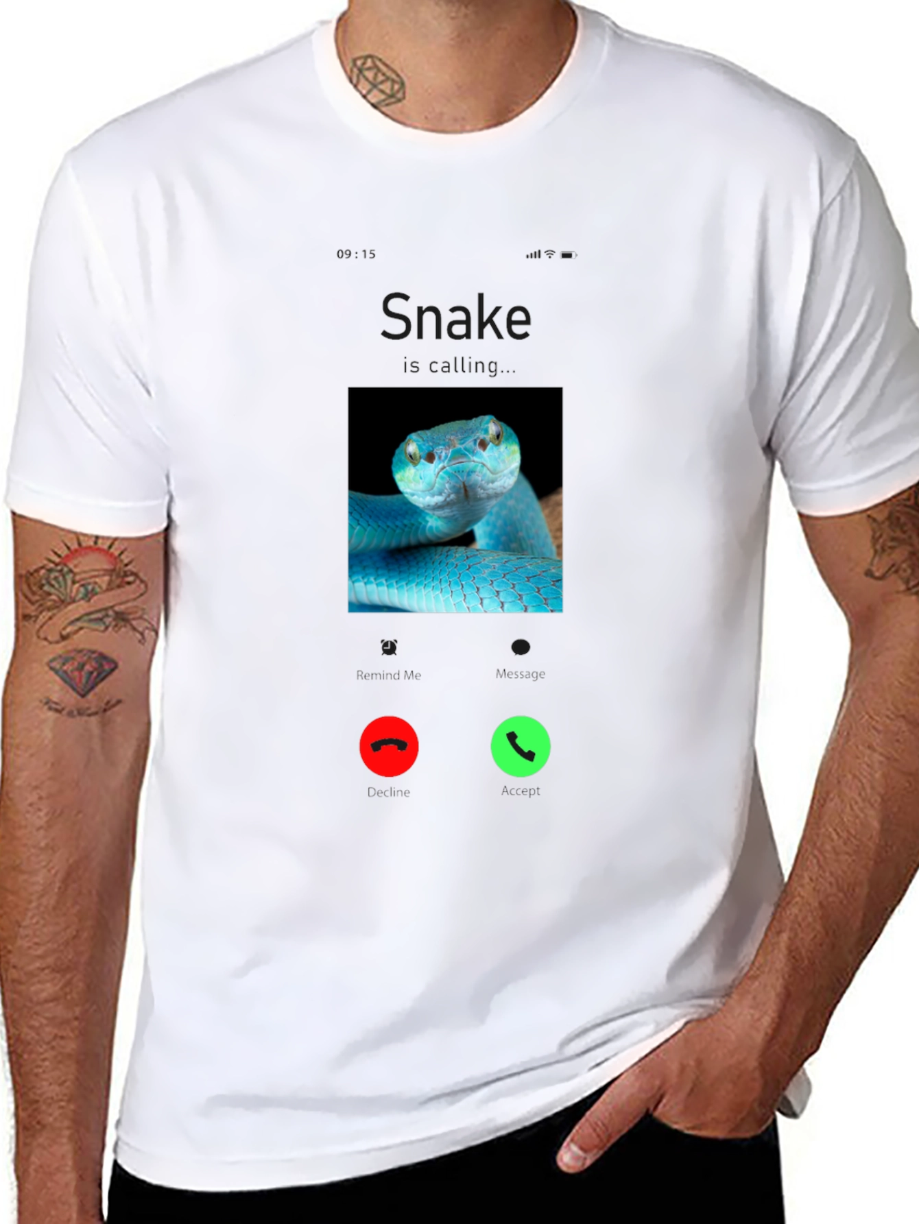 Snake Incoming Call T-Shirt