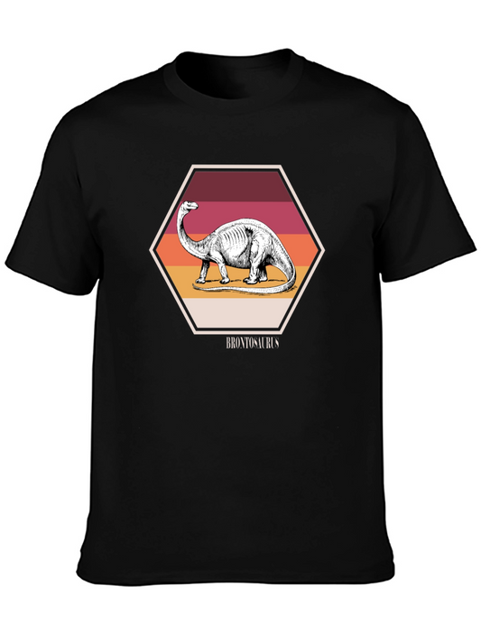 Brontosaurus Dinosaur T-Shirt - Retro Style