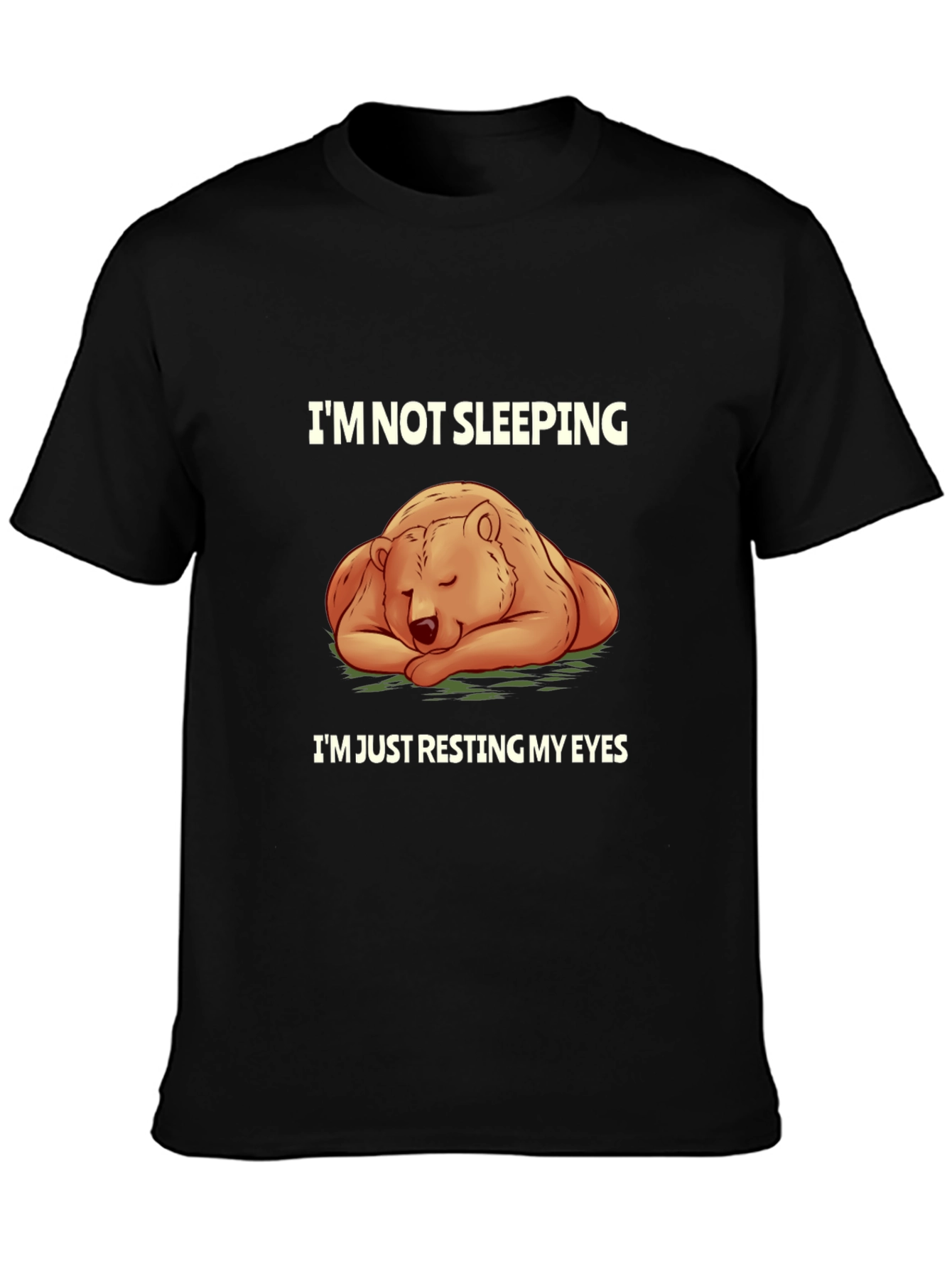 Resting Bear Graphic T-Shirt