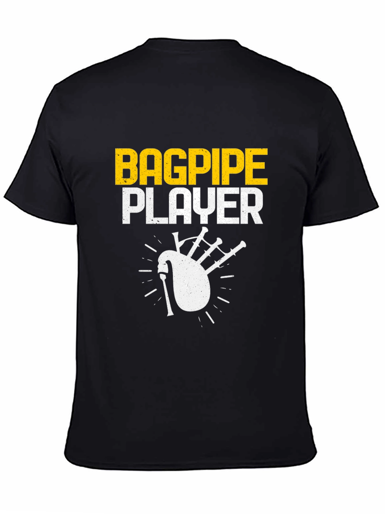 Bagpipe Player Graphic T-Shirt - Musician Tee