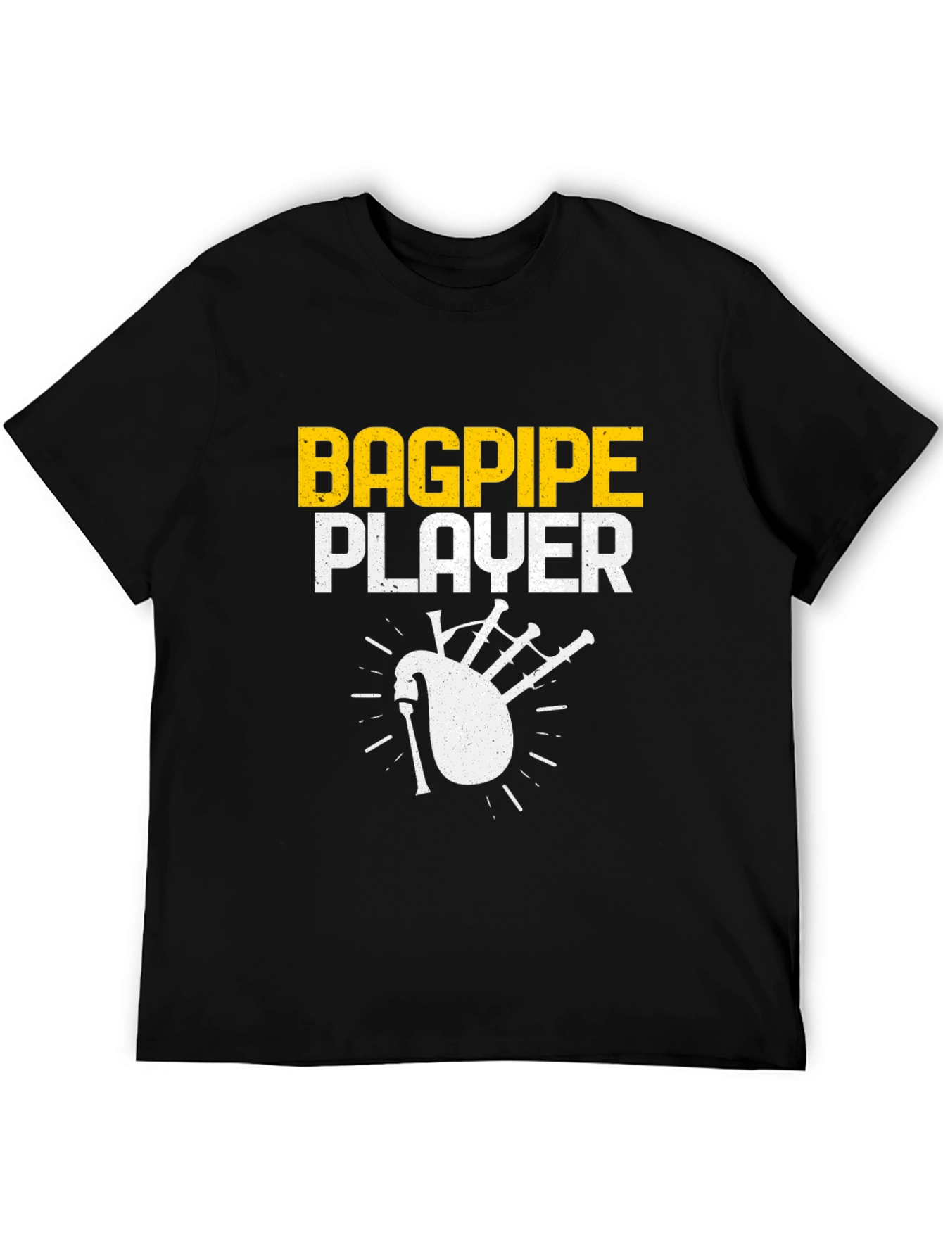 Bagpipe Player Graphic T-Shirt - Musician Tee