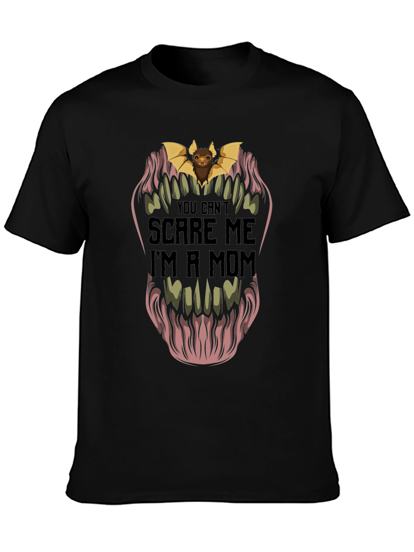 You Cant Scare Me Im A Mom Graphic T-Shirt