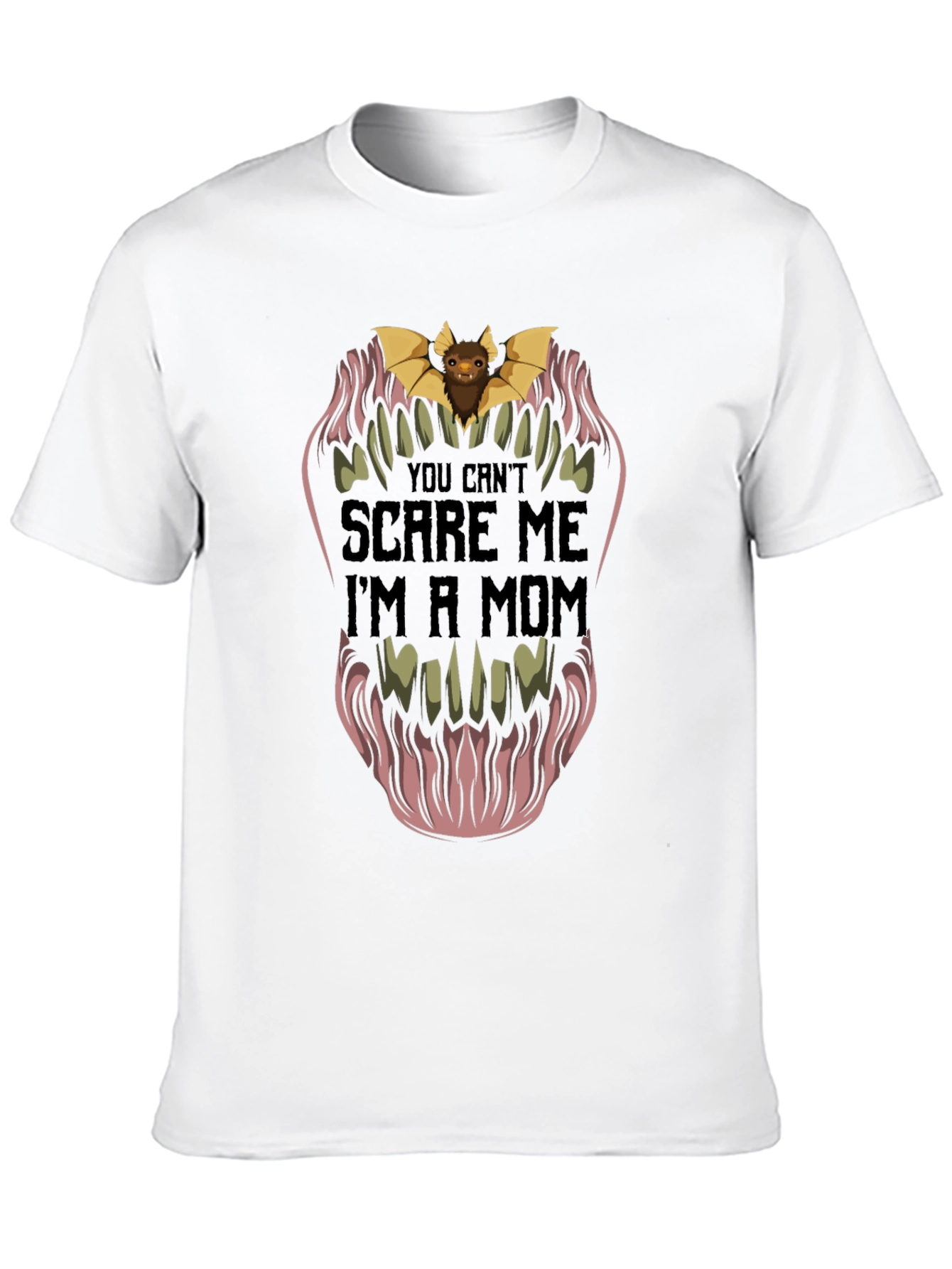 You Cant Scare Me Im A Mom Graphic T-Shirt