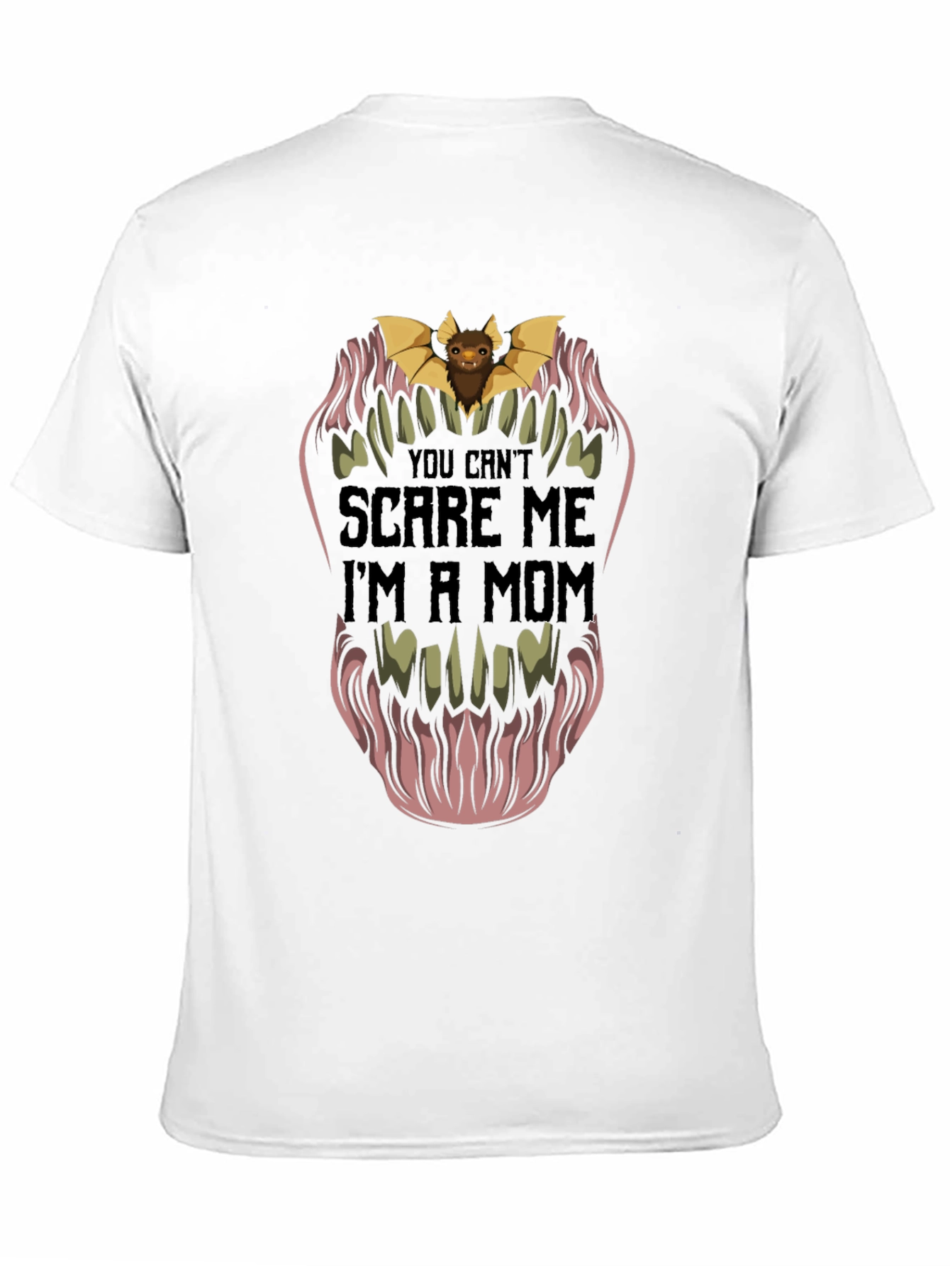You Cant Scare Me Im A Mom Graphic T-Shirt