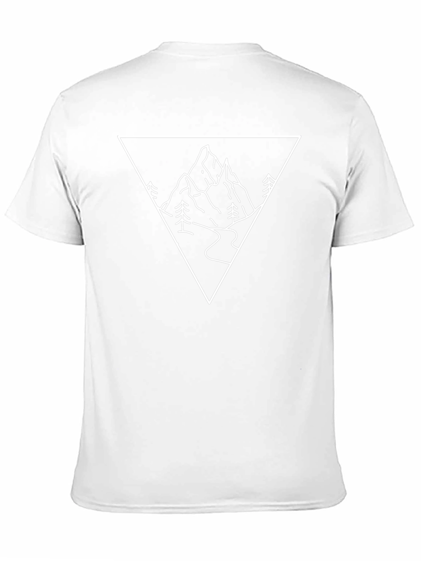 Mountain Line Art Graphic Tee