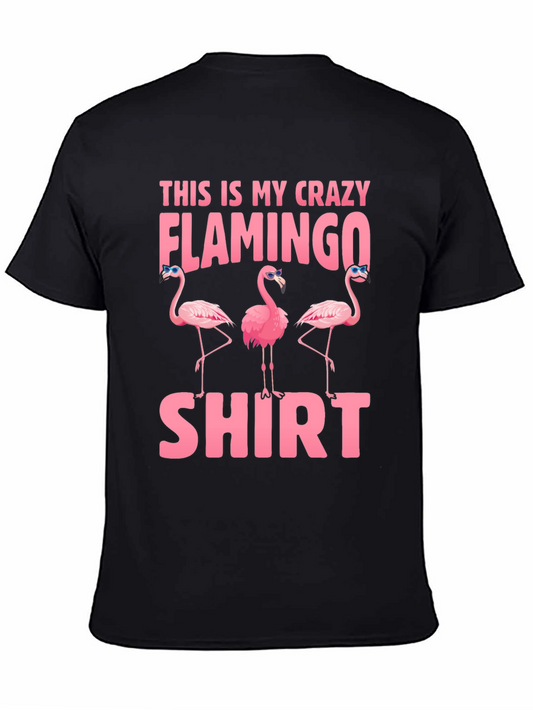 Crazy Flamingo Shirt - Funny Graphic Tee