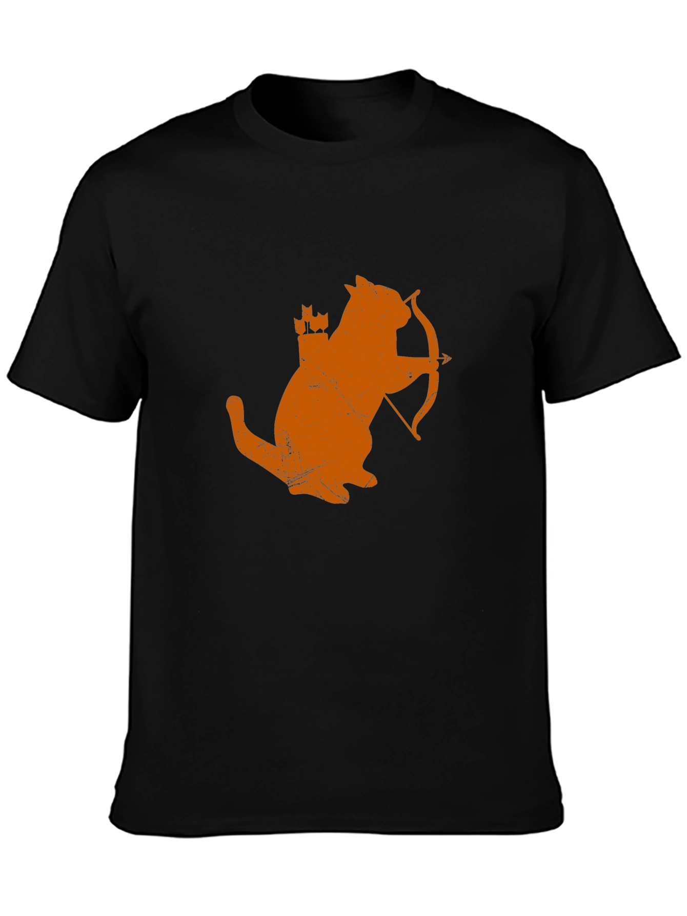 Cat Archer T-Shirt - Funny Feline Bow Hunter Tee