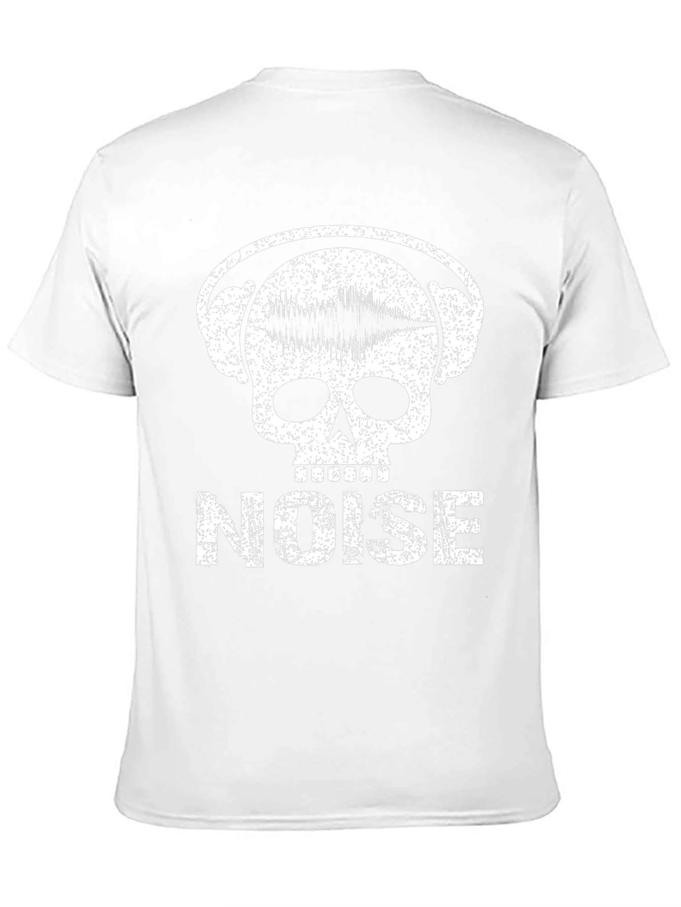 Noise Skull Graphic T-Shirt - Black