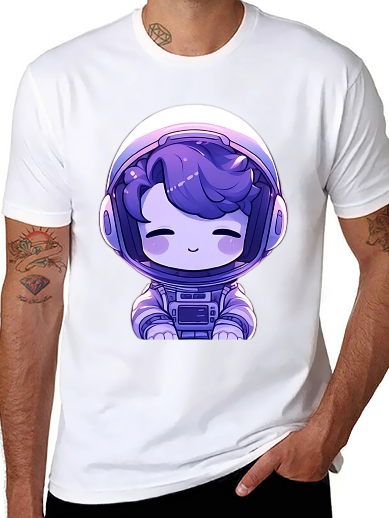 Cute Astronaut Graphic T-Shirt