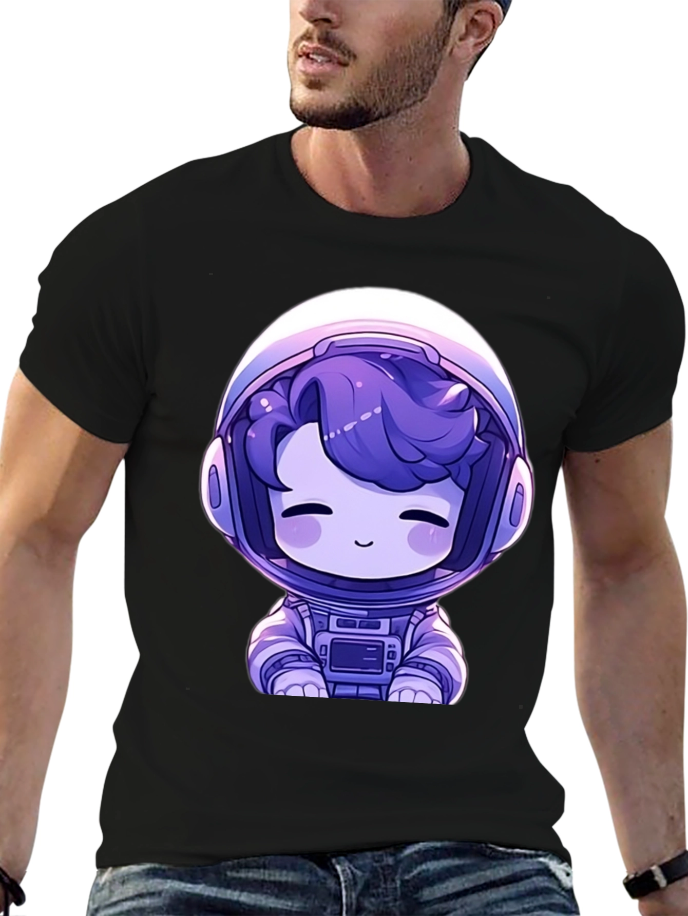 Cute Astronaut Graphic T-Shirt
