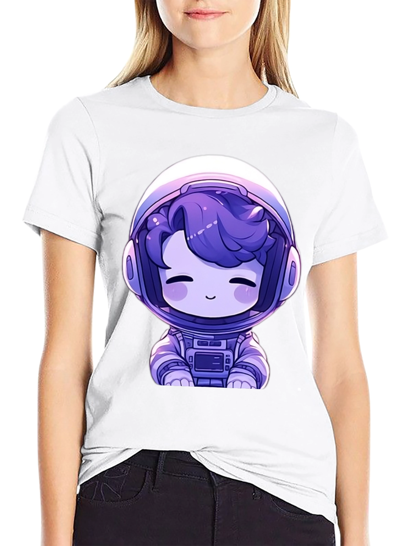 Cute Astronaut Graphic T-Shirt