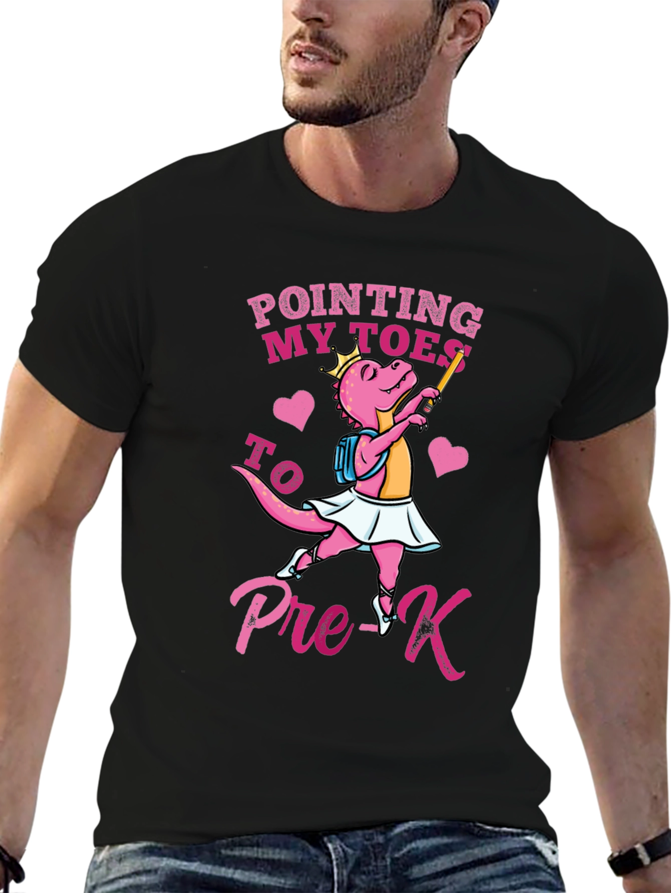 Pre-K Dinosaur Ballerina T-Shirt