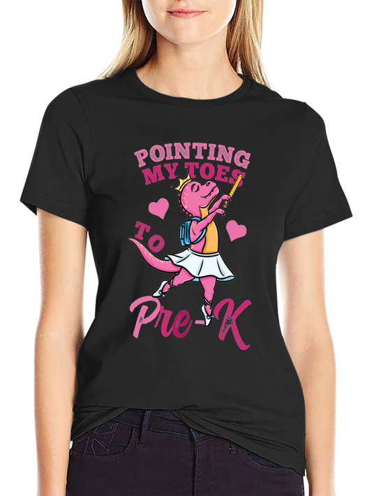 Pre-K Dinosaur Ballerina T-Shirt