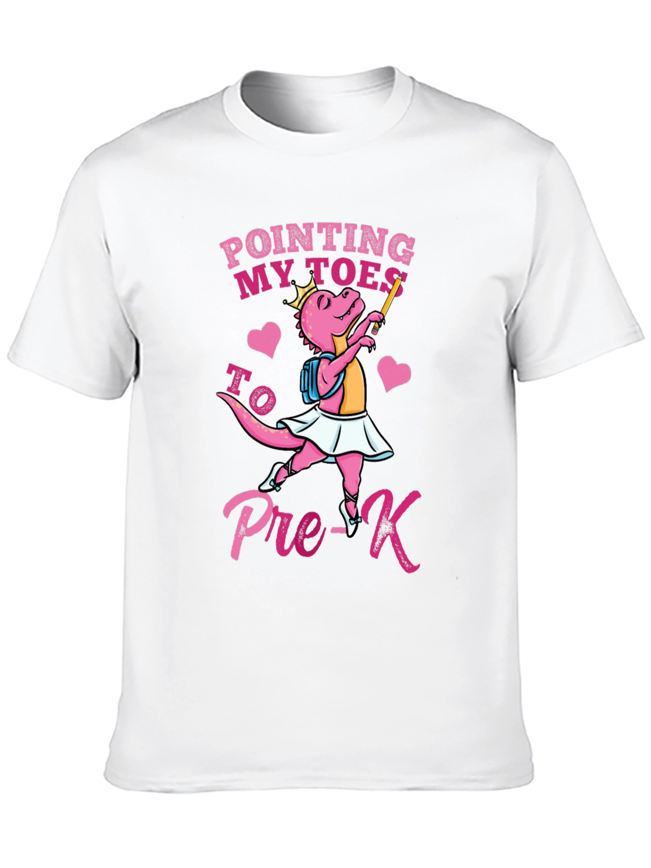 Pre-K Dinosaur Ballerina T-Shirt